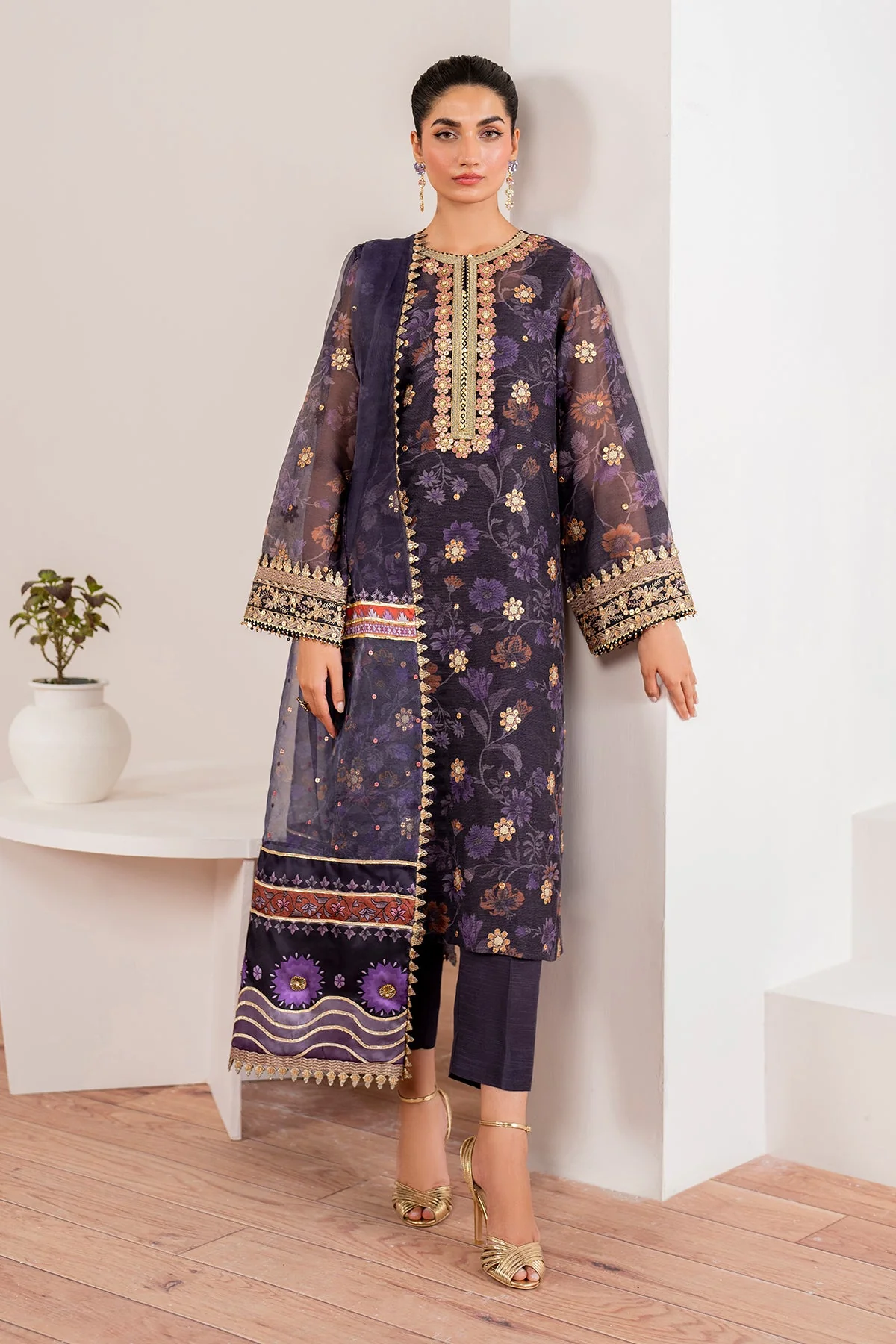 Baroque UF-702 Embroidered Formals 2025