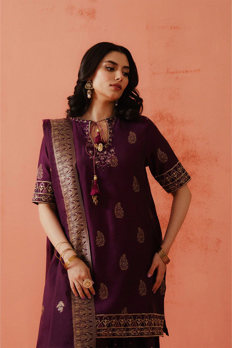 Beechtree Deep Berry Luxury Festive Collection 2025 - Image 2