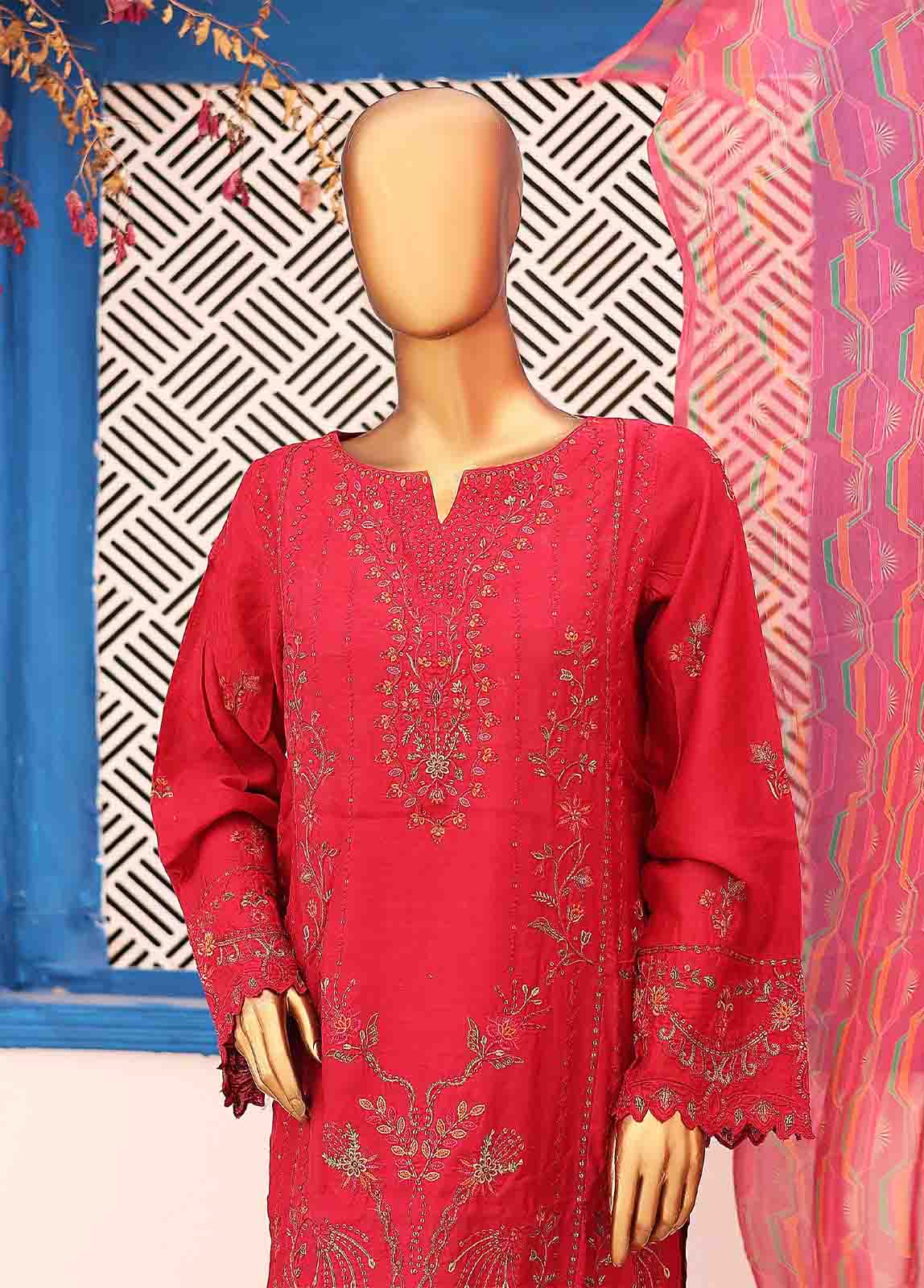 Bin Saeed FSC-004 Digital Printed Embroidered Suits 2025