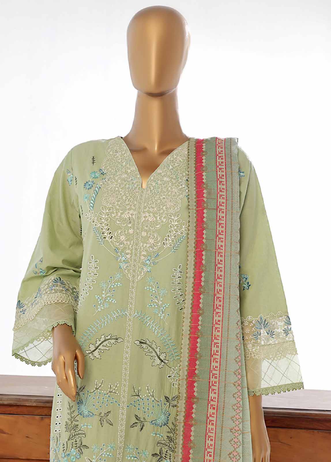 Bin Saeed LF-0133C Digital Printed Embroidered Suits 2025