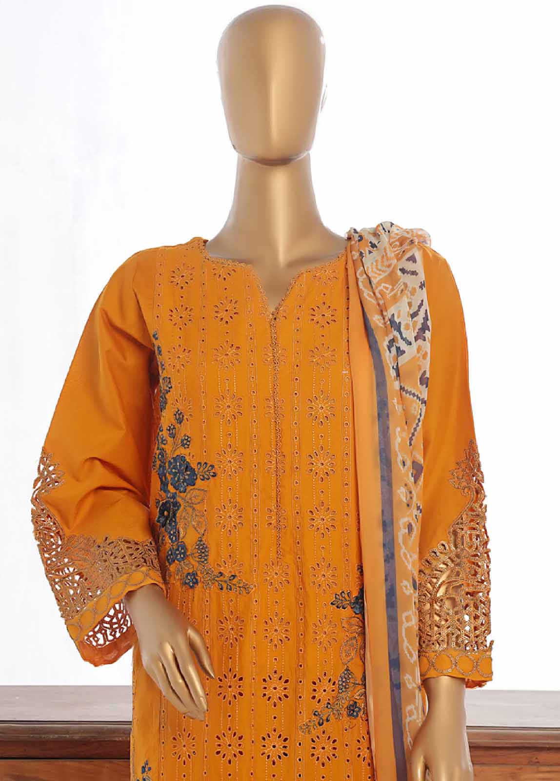 Bin Saeed LF-0145C Digital Printed Embroidered Suits 2025