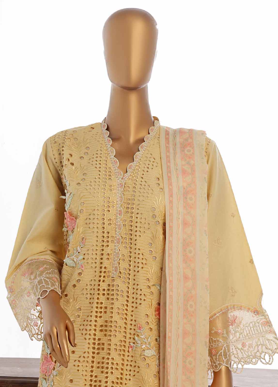 Bin Saeed LF-019B Digital Printed Embroidered Suits 2025