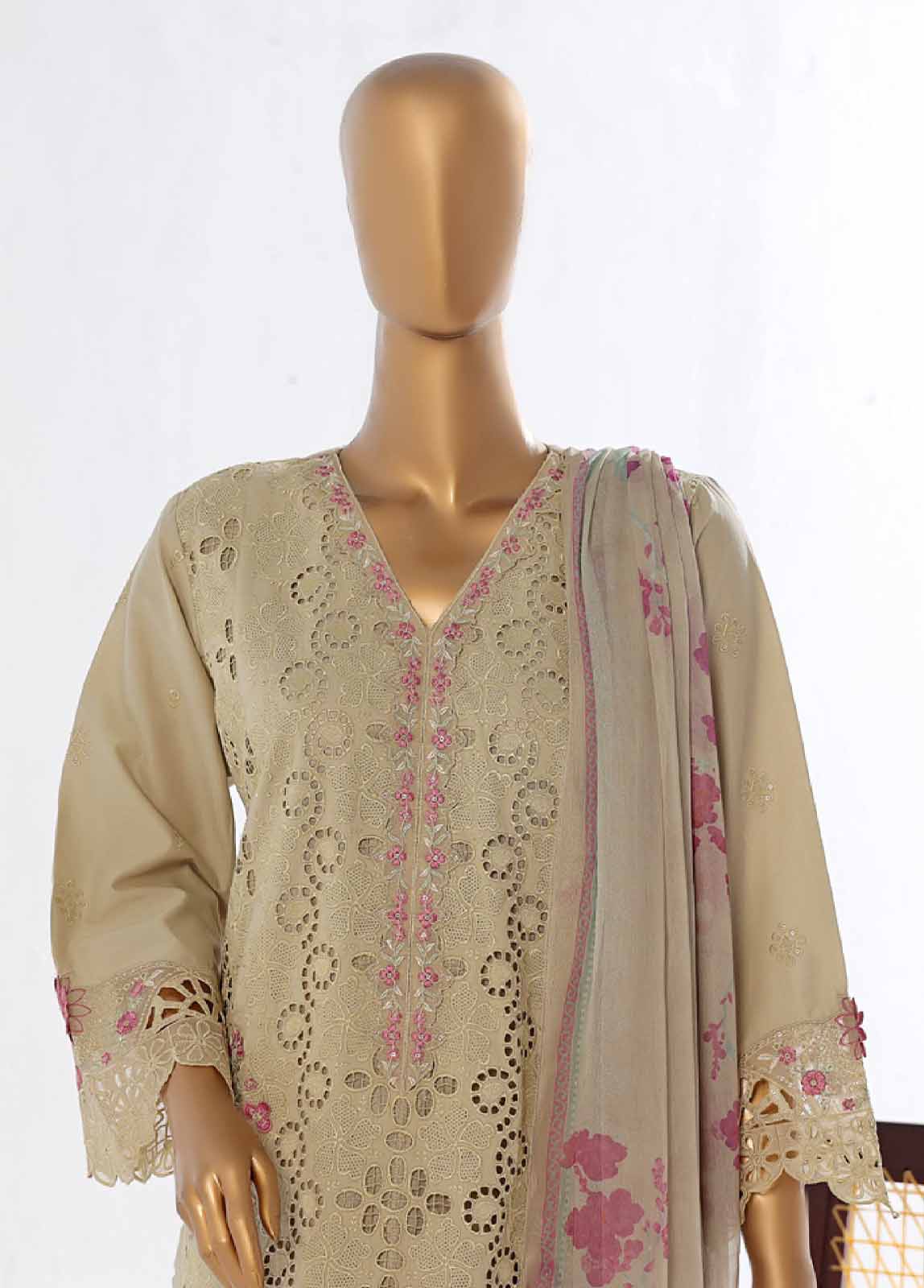 Bin Saeed LF-027B Digital Printed Embroidered Suits 2025