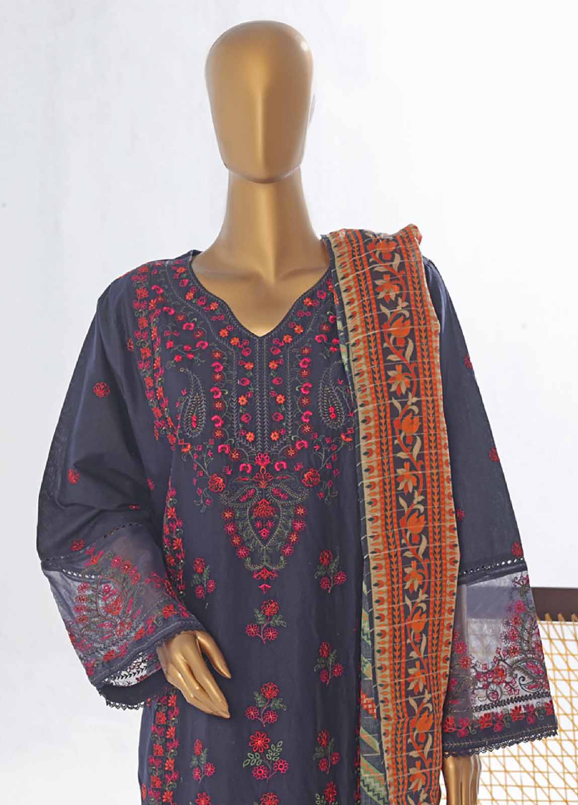 Bin Saeed LF-046A Digital Printed Embroidered Suits 2025