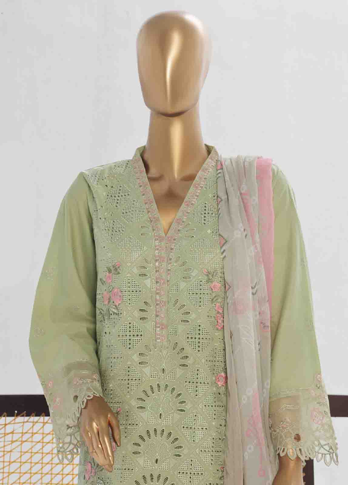 Bin Saeed LF-093-F Digital Printed Embroidered Suits 2025