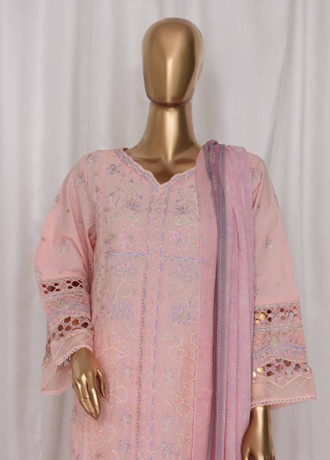 Bin Saeed LF-139A Digital Printed Embroidered Suits 2025