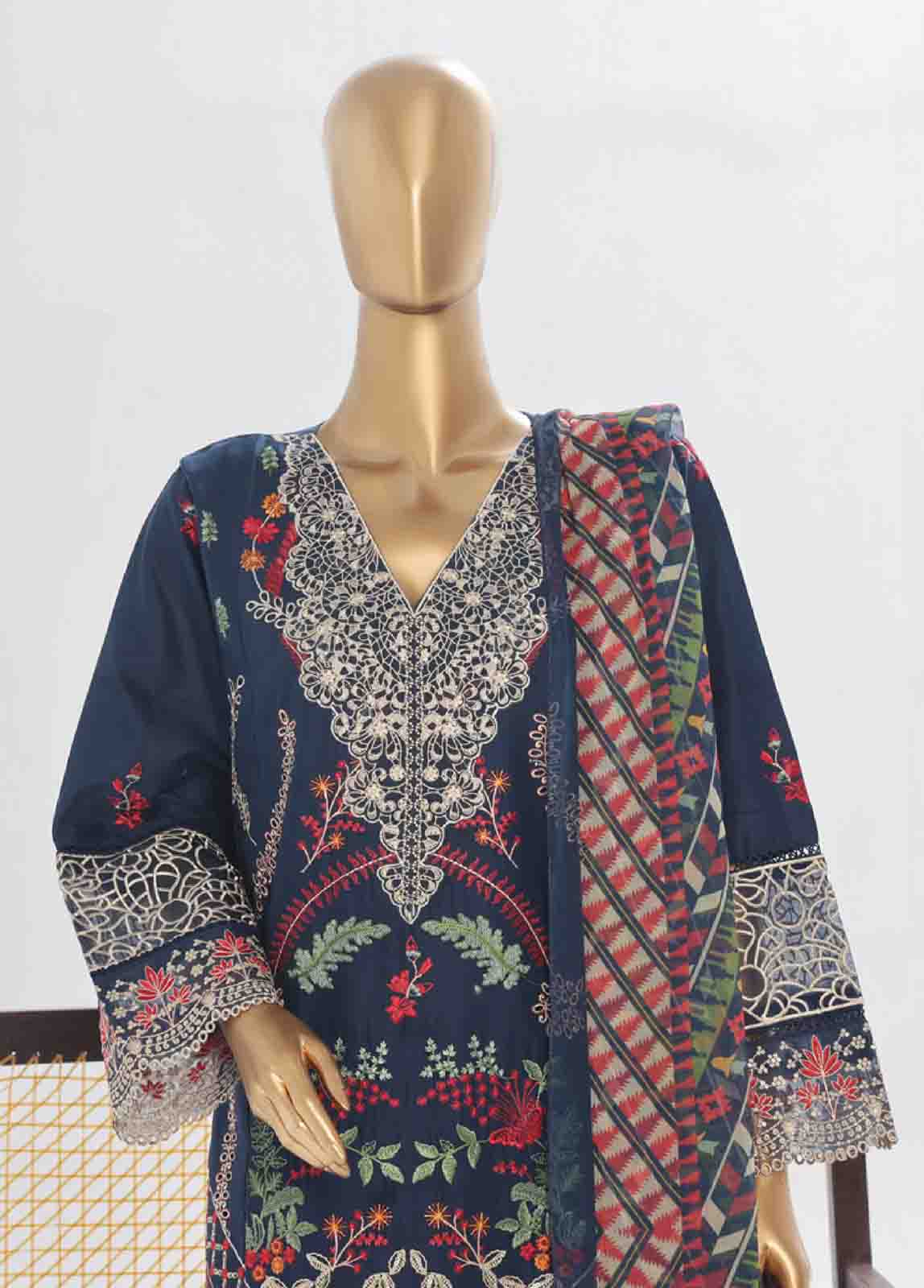 Bin Saeed LF-146-F Digital Printed Embroidered Suits 2025