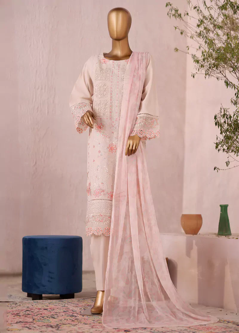 Bin Saeed LF-2582-EMB Digital Printed Embroidered Suits 2025