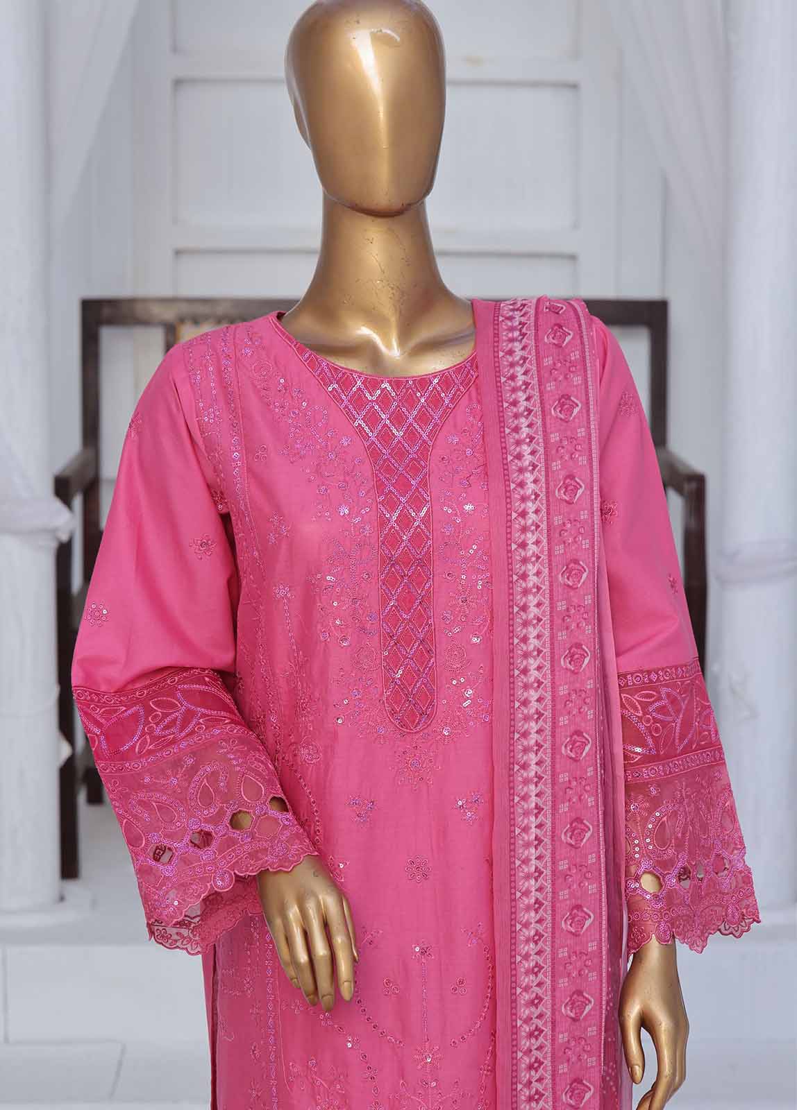 Bin Saeed LF-CE-031-C Digital Printed Embroidered Suits 2025