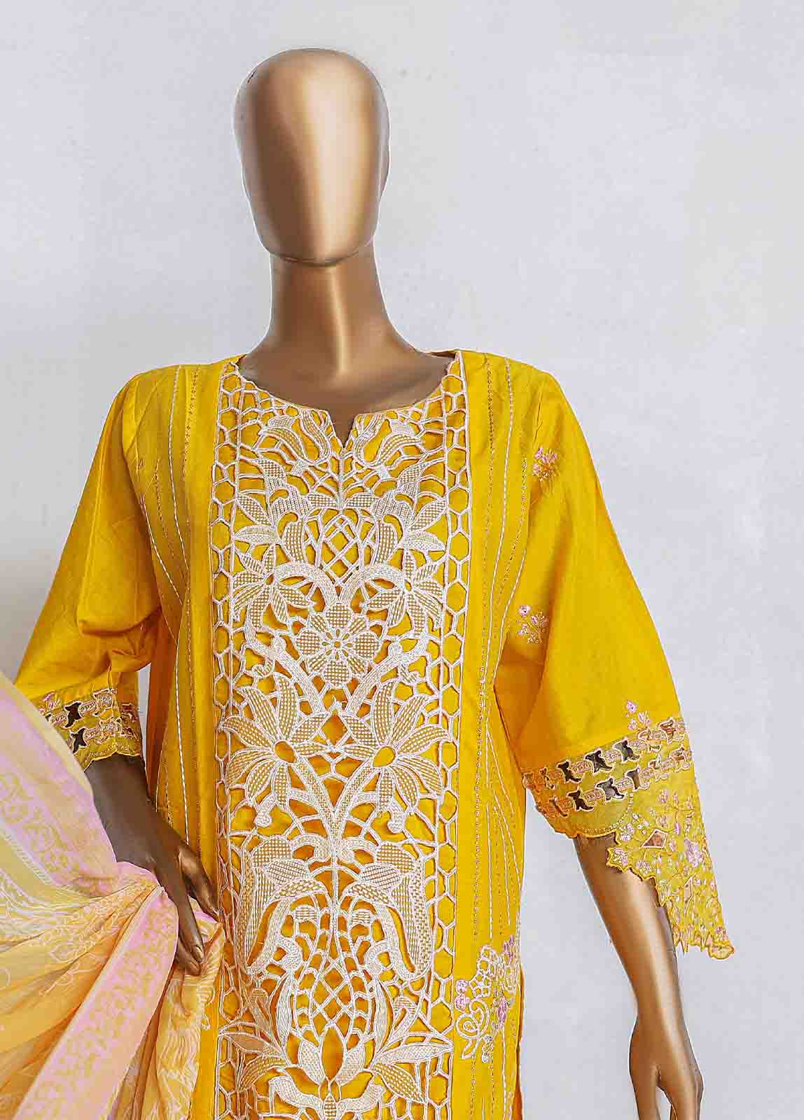 Bin Saeed LF-CE-040 Digital Printed Embroidered Suits 2025