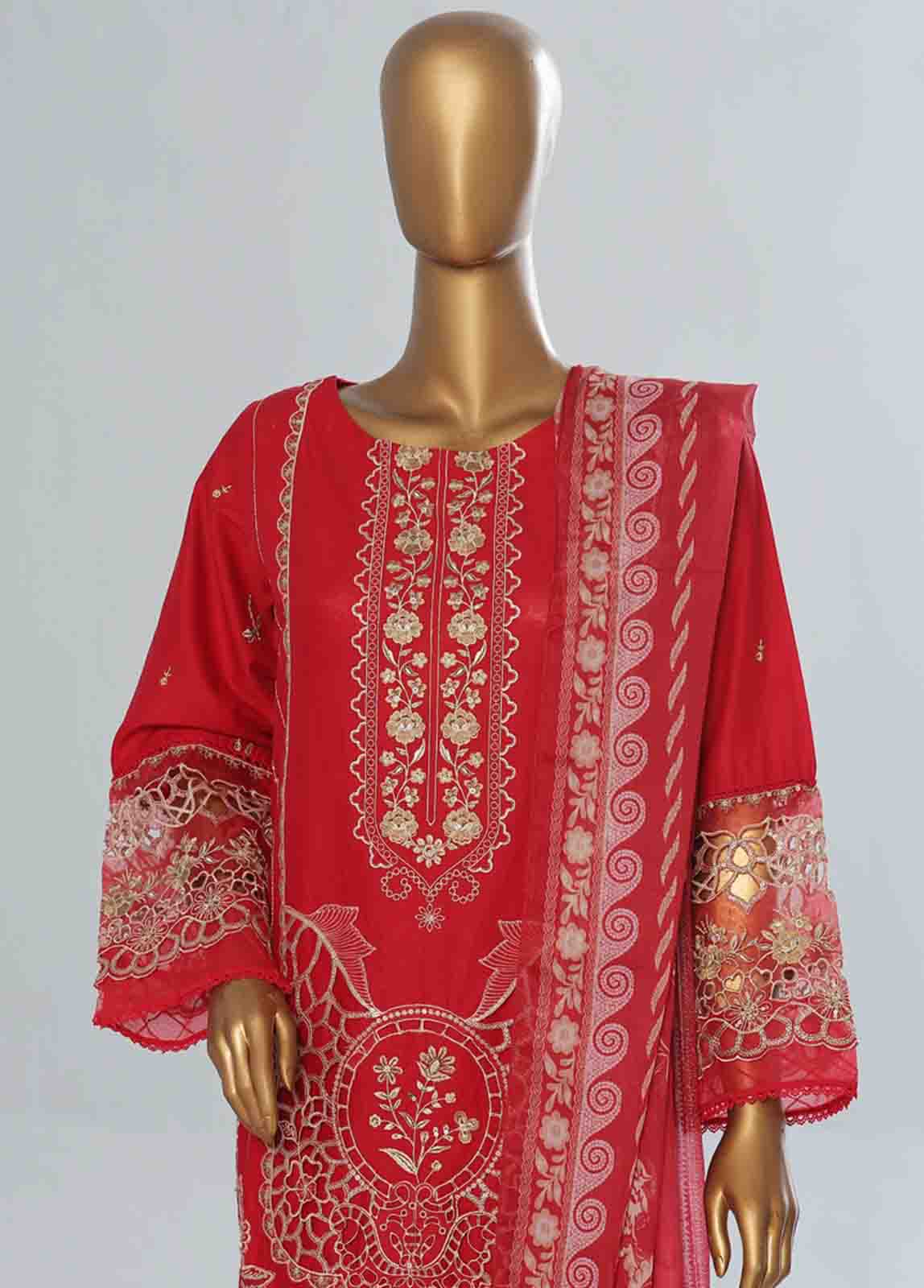 Bin Saeed LF-CE-043-C Digital Printed Embroidered Suits 2025
