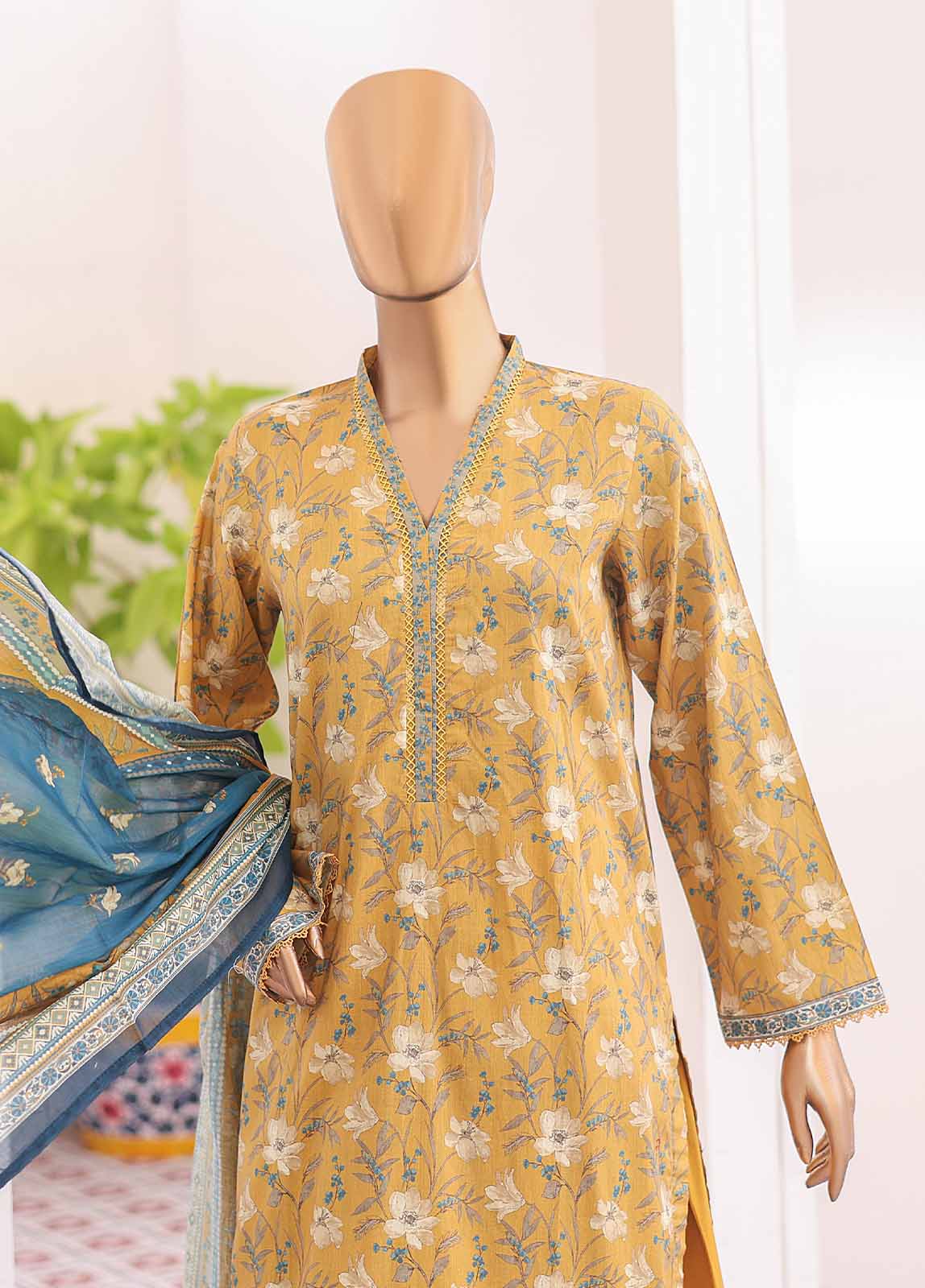 Bin Saeed NSM-012 3 Piece Printed Suits 2025