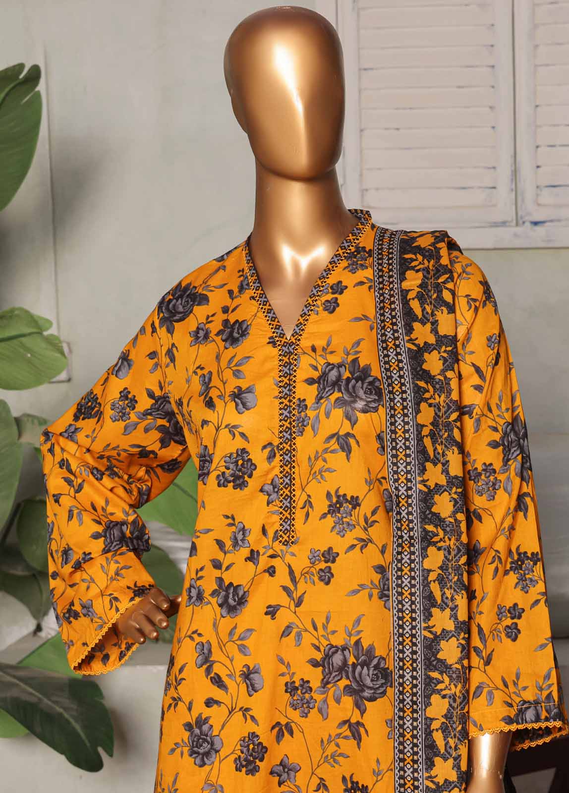 Bin Saeed NSM-0132-PR-R1-4 3 Piece Printed Suits 2025