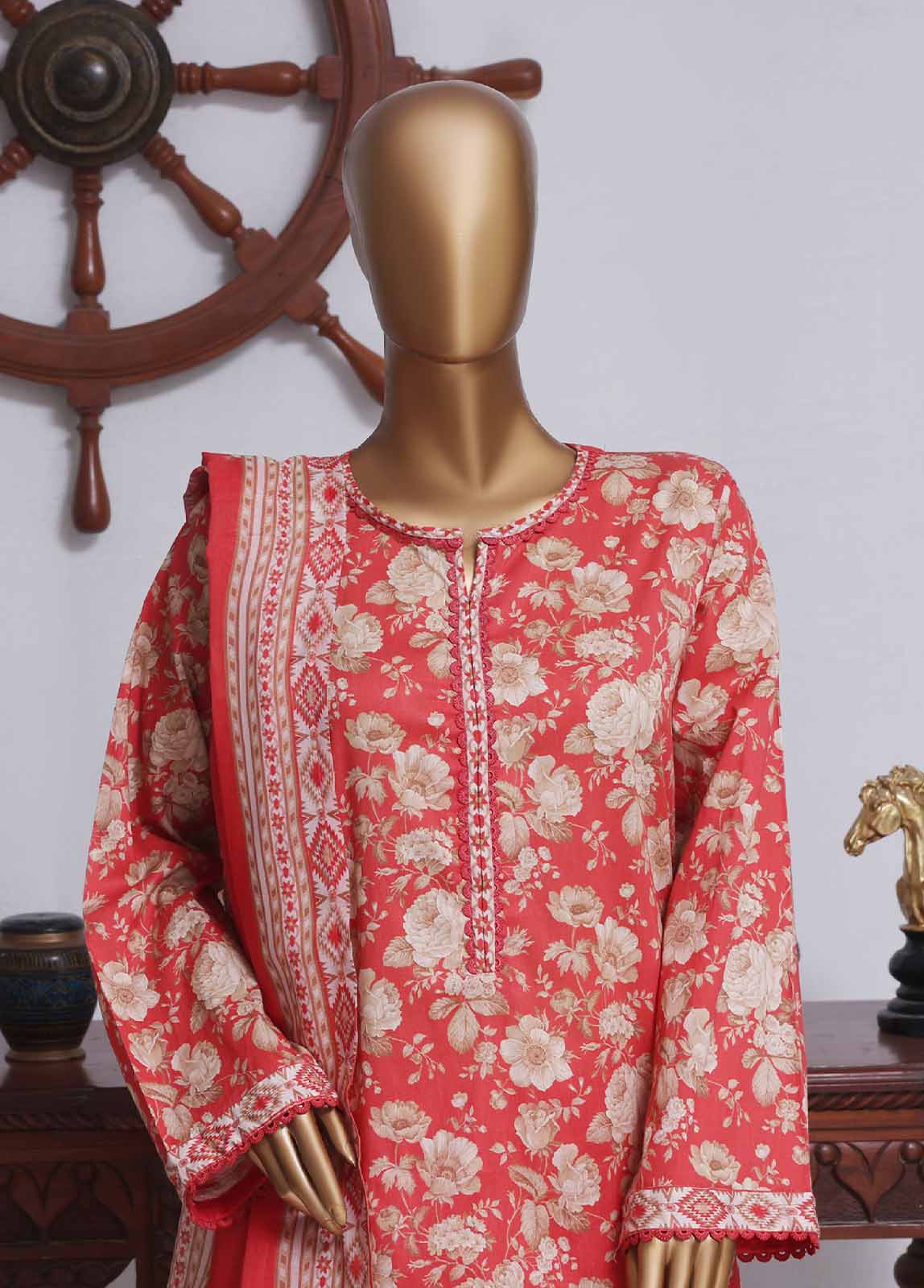 Bin Saeed NSM-017 3 Piece Printed Suits 2025