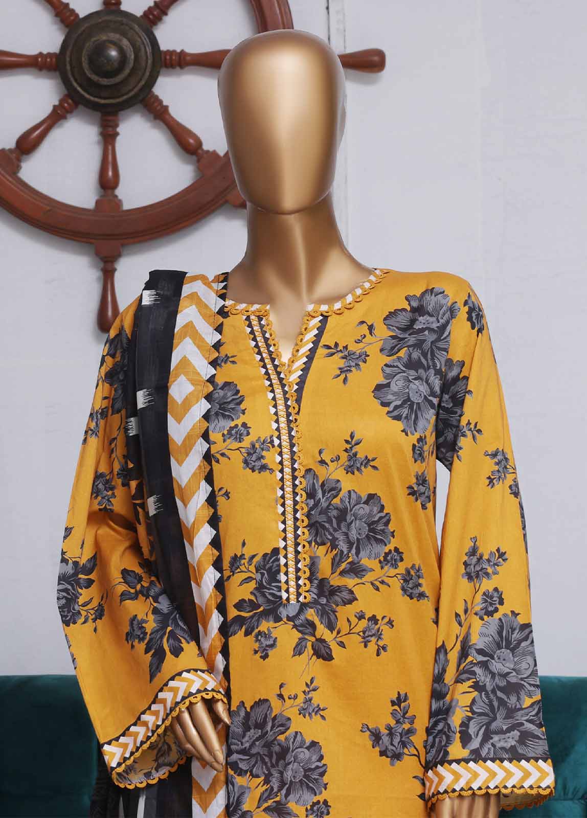 Bin Saeed NSM-082 3 Piece Printed Suits 2025