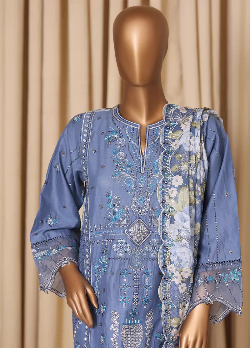Bin Saeed NSM-2546-DEMB Digital Printed Embroidered Suits 2025