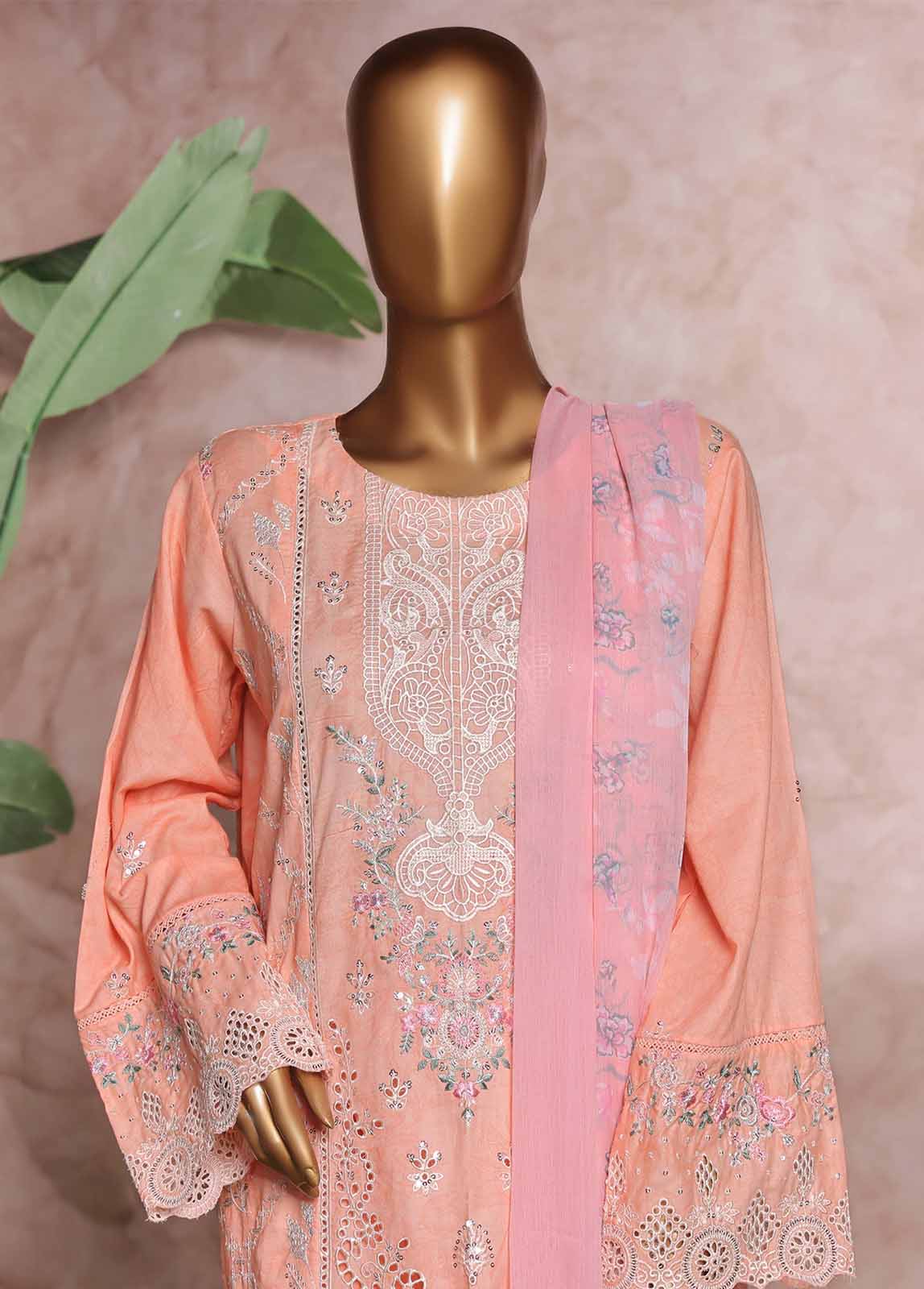 Bin Saeed NSM-PC-037 Digital Printed Embroidered Suits 2025