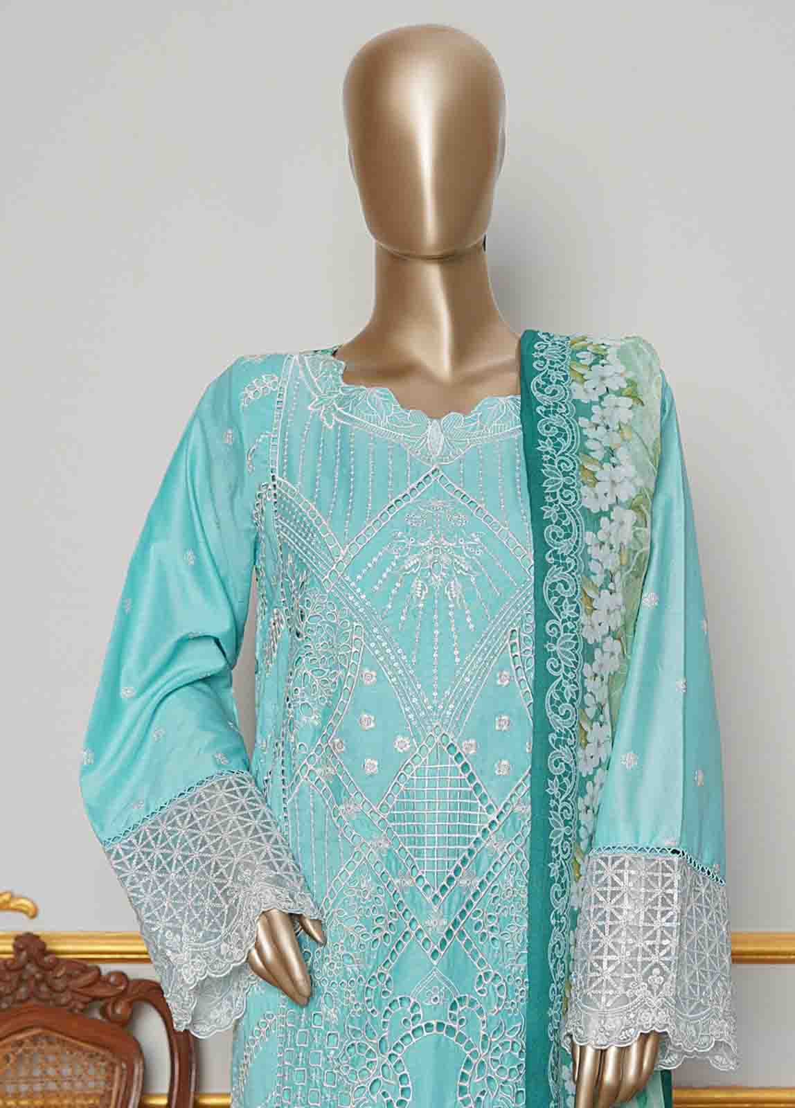 Bin Saeed NSMC-0145 Digital Printed Embroidered Suits 2025