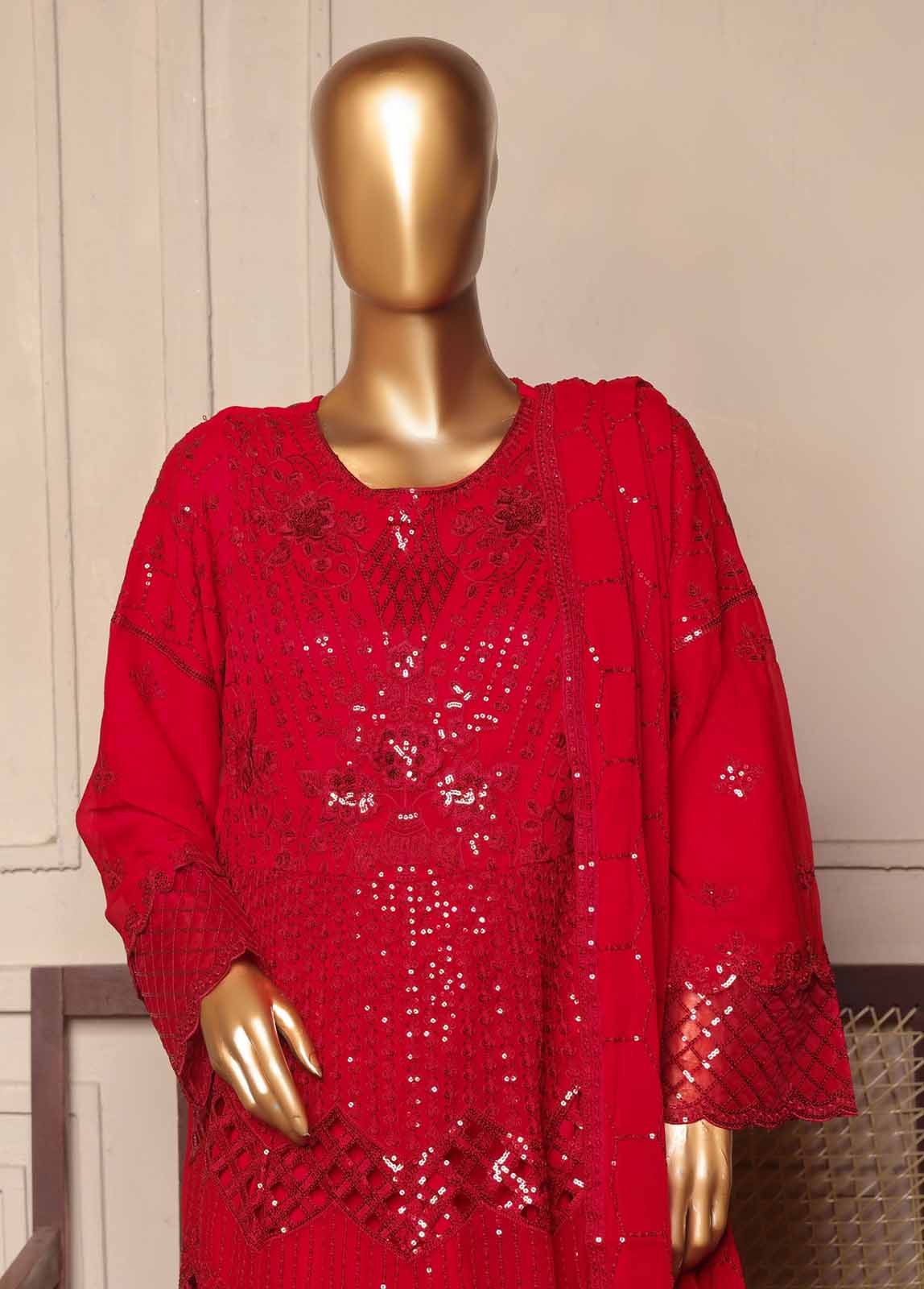 Bin Saeed OMSC-FR-015-R55 Embroidered Frocks 2025