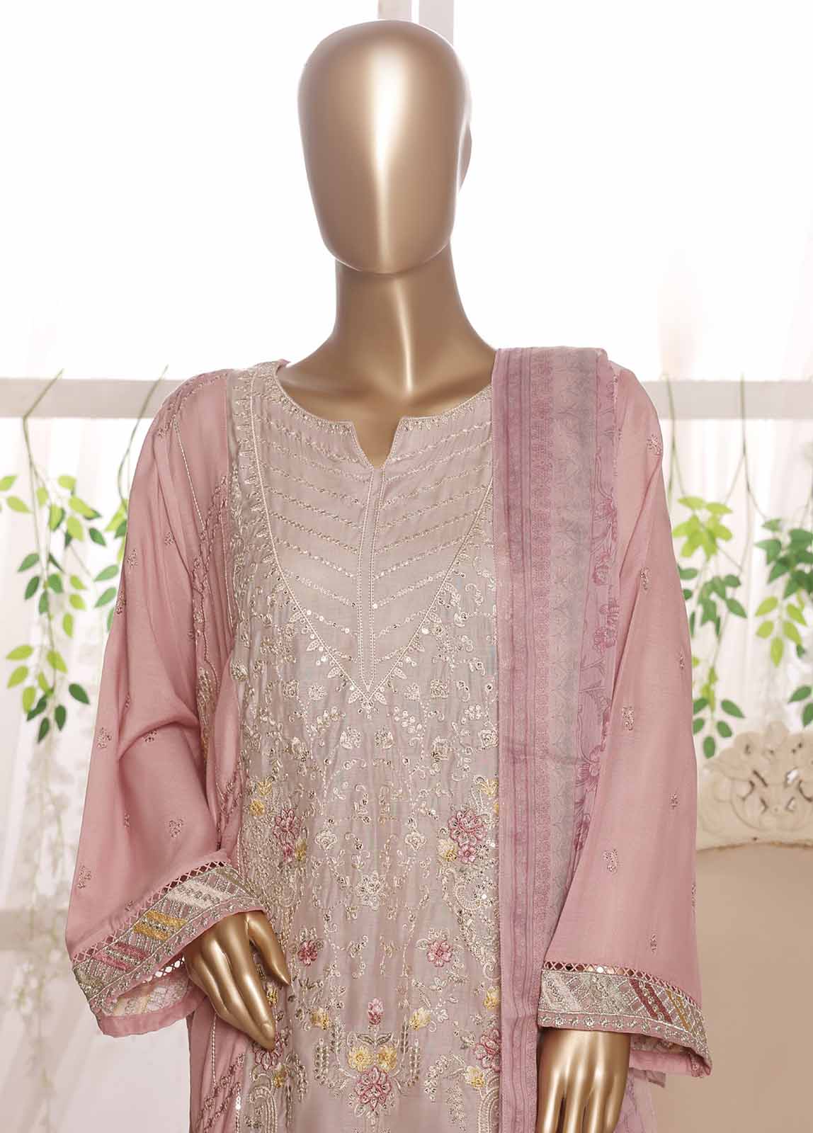 Bin Saeed OWSC-008-R64 Digital Printed Embroidered Suits 2025