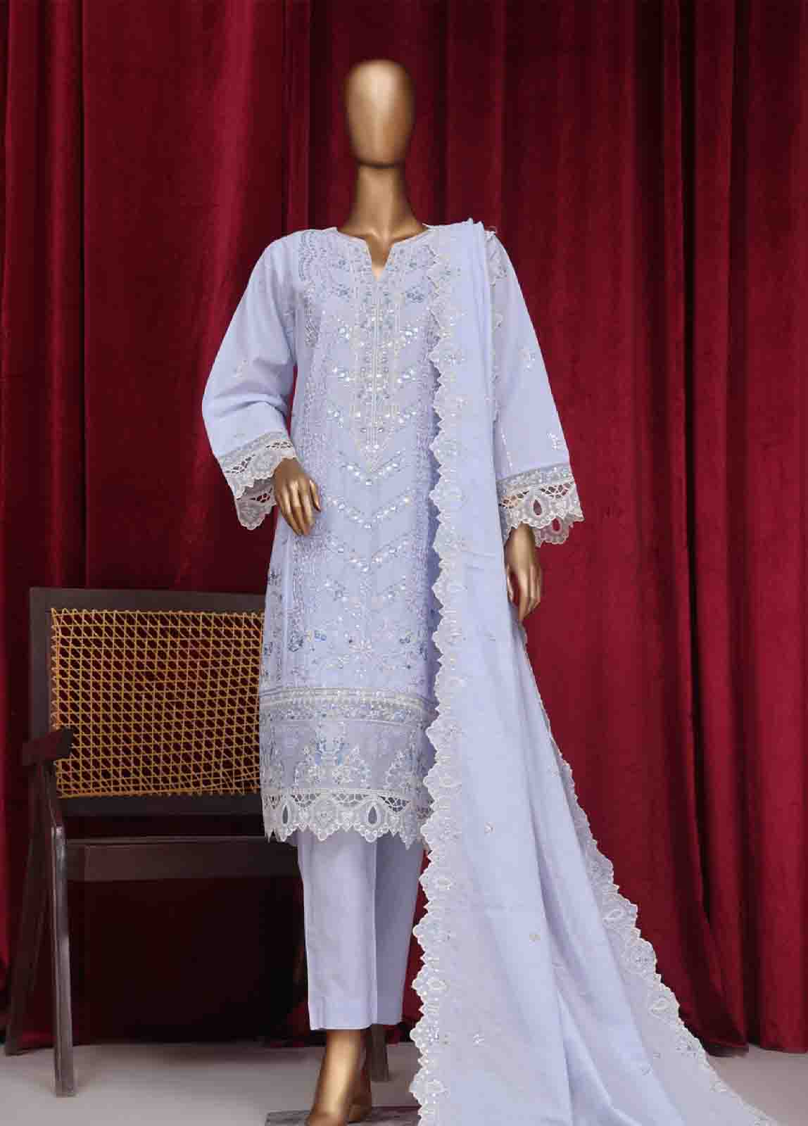 Bin Saeed PC-28628 Digital Printed Embroidered Suits 2025