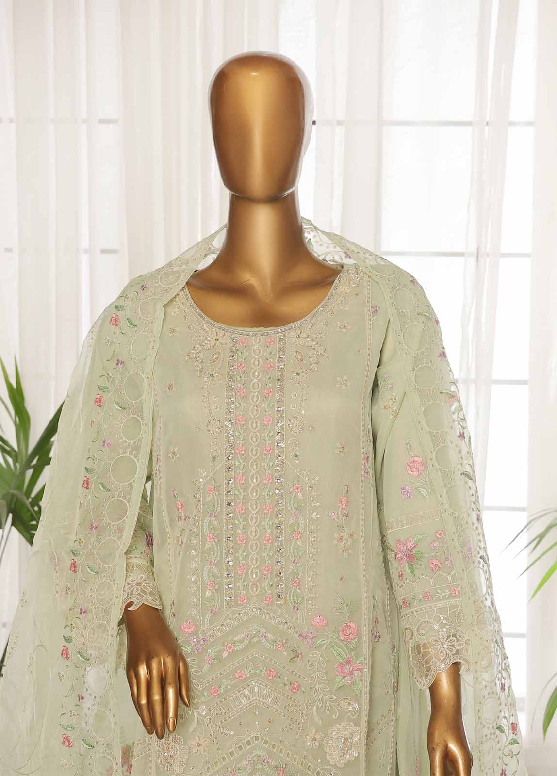 Bin Saeed RTS-015-F Luxury Pret Organza 2025