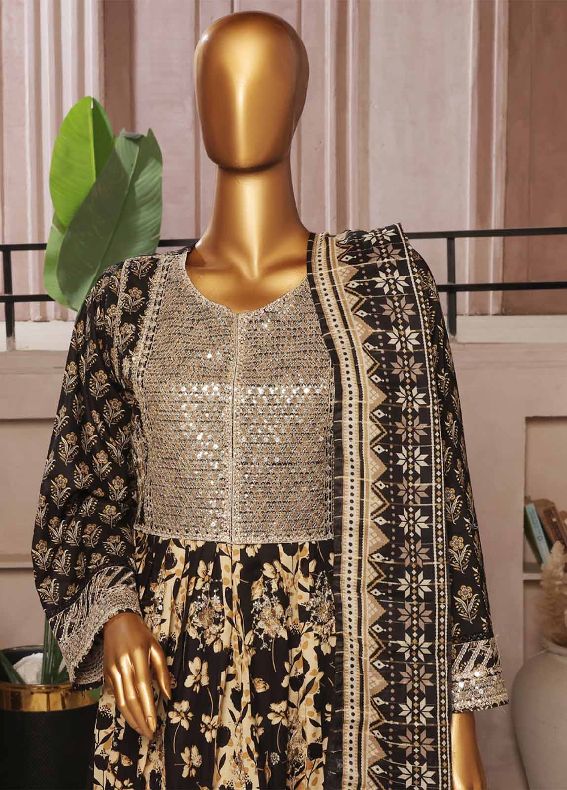 Bin Saeed SMFR-026 Embroidered Frocks 2025