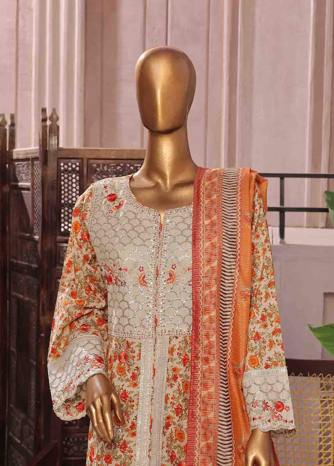 Bin Saeed SMFR-071 Embroidered Frocks 2025