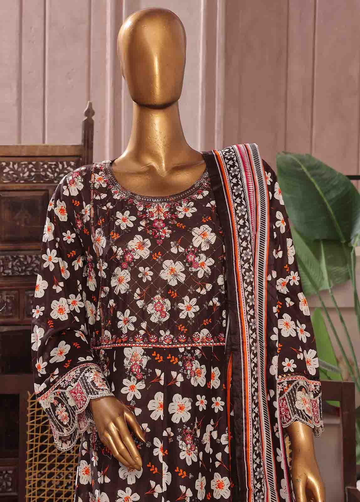 Bin Saeed SMFR-0805 Embroidered Frocks 2025