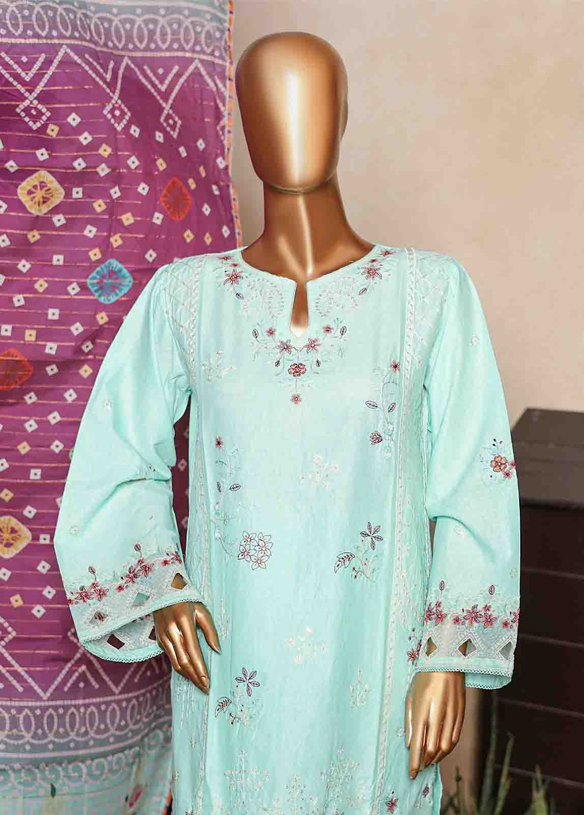 Bin Saeed SMLF-EMB-450-B Digital Printed Embroidered Suits 2025