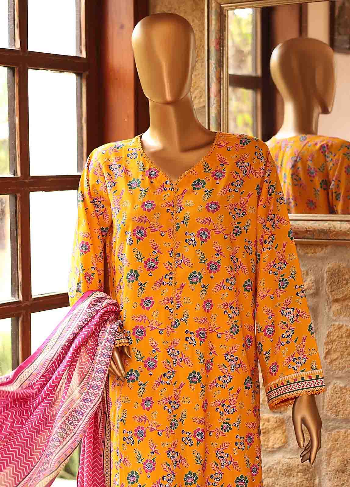 Bin Saeed SMLF-PR-0628 3 Piece Printed Suits 2025