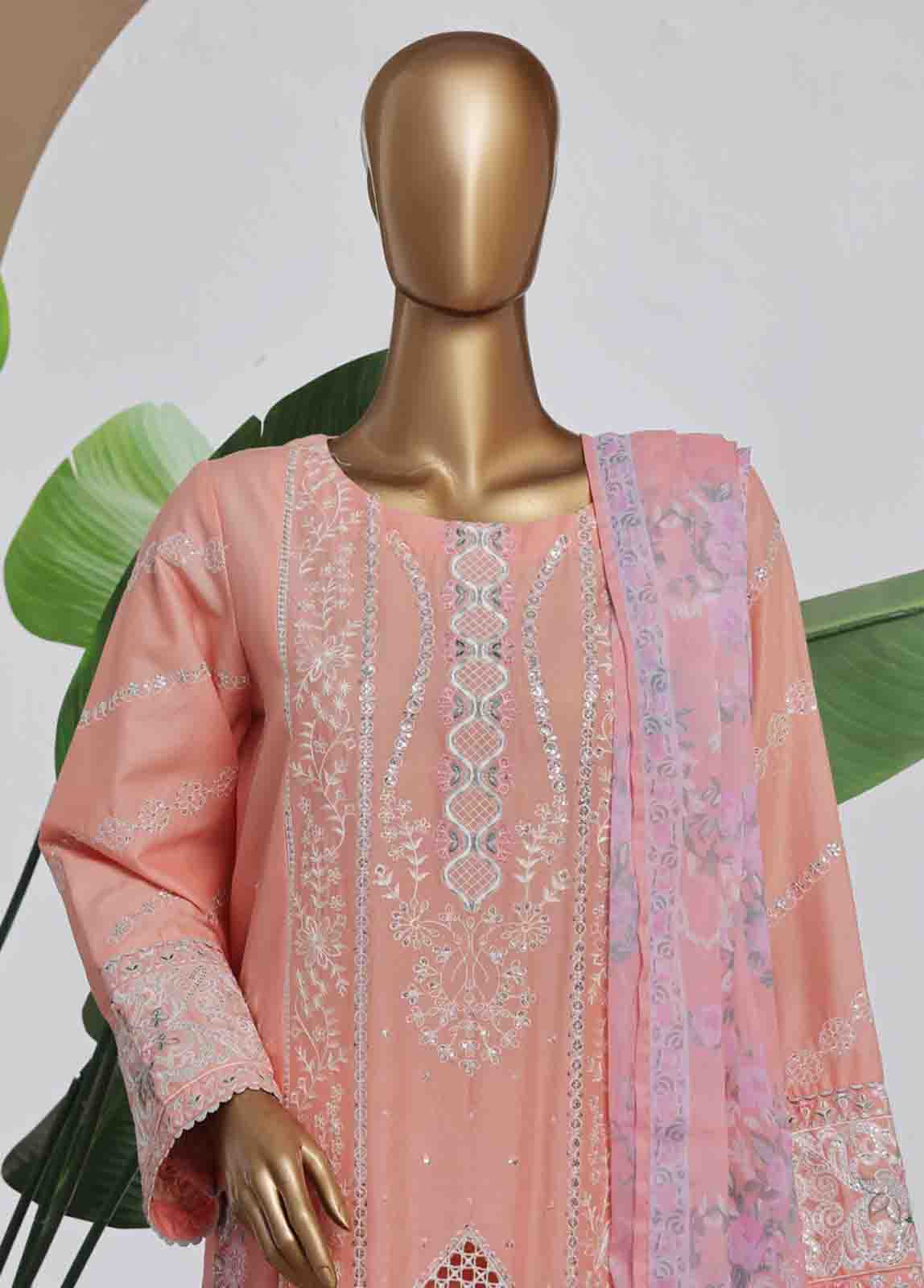 Bin Saeed SMPC-022-B Digital Printed Embroidered Suits 2025