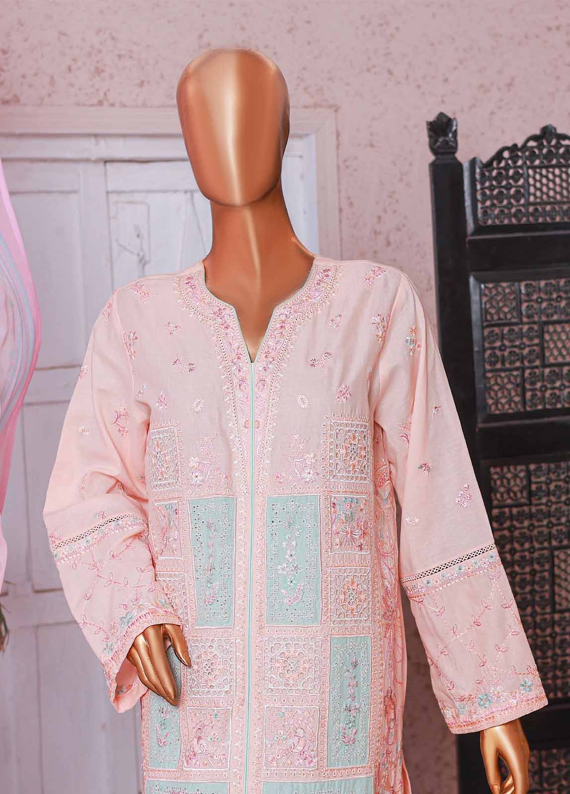 Bin Saeed SMPC-EMB-003-B Digital Printed Embroidered Suits 2025