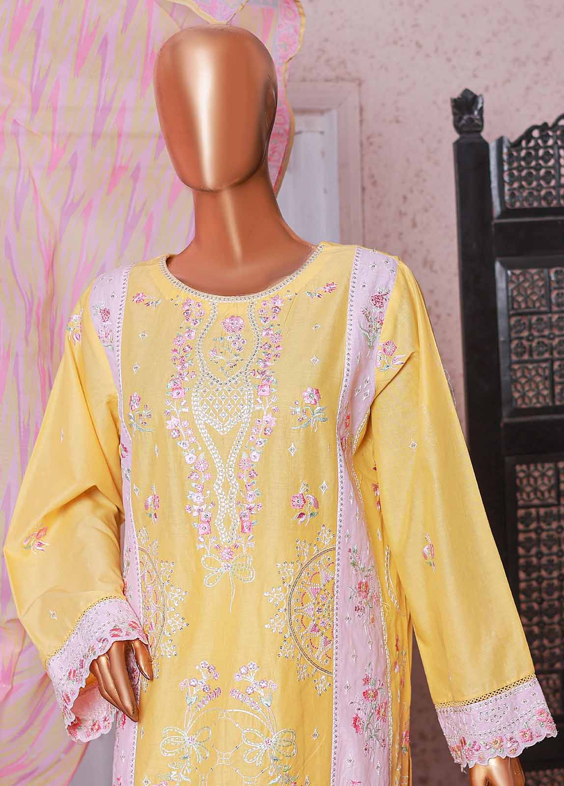 Bin Saeed SMPC-EMB-024-A Digital Printed Embroidered Suits 2025