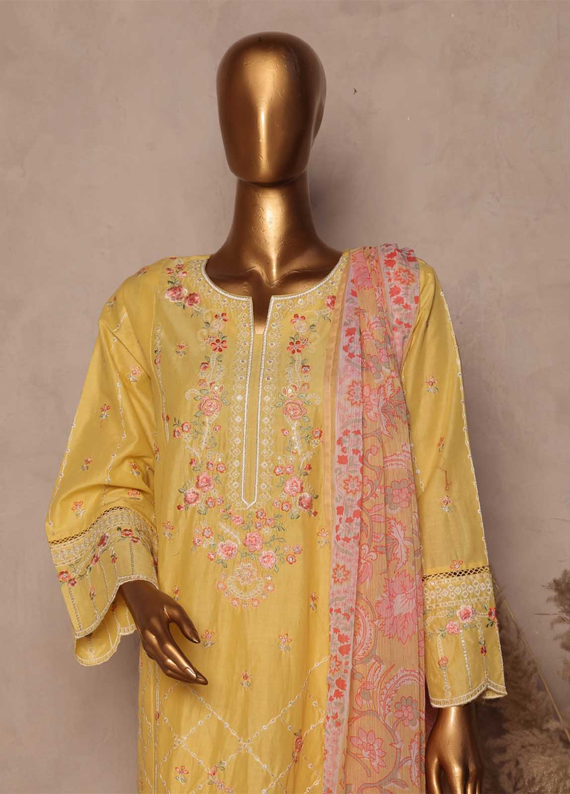 Bin Saeed SMPC-EMB-024-O Digital Printed Embroidered Suits 2025