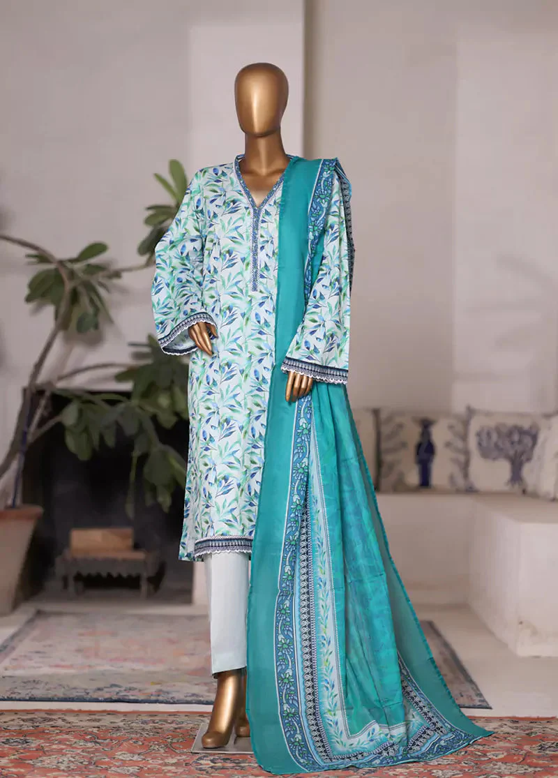 Bin Saeed WC-2509 3 Piece Printed Suits 2025