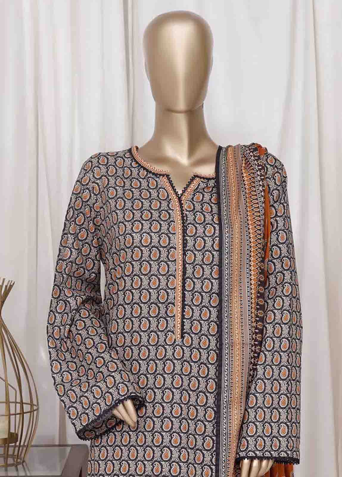 Bin Saeed WC-2523 3 Piece Printed Suits 2025