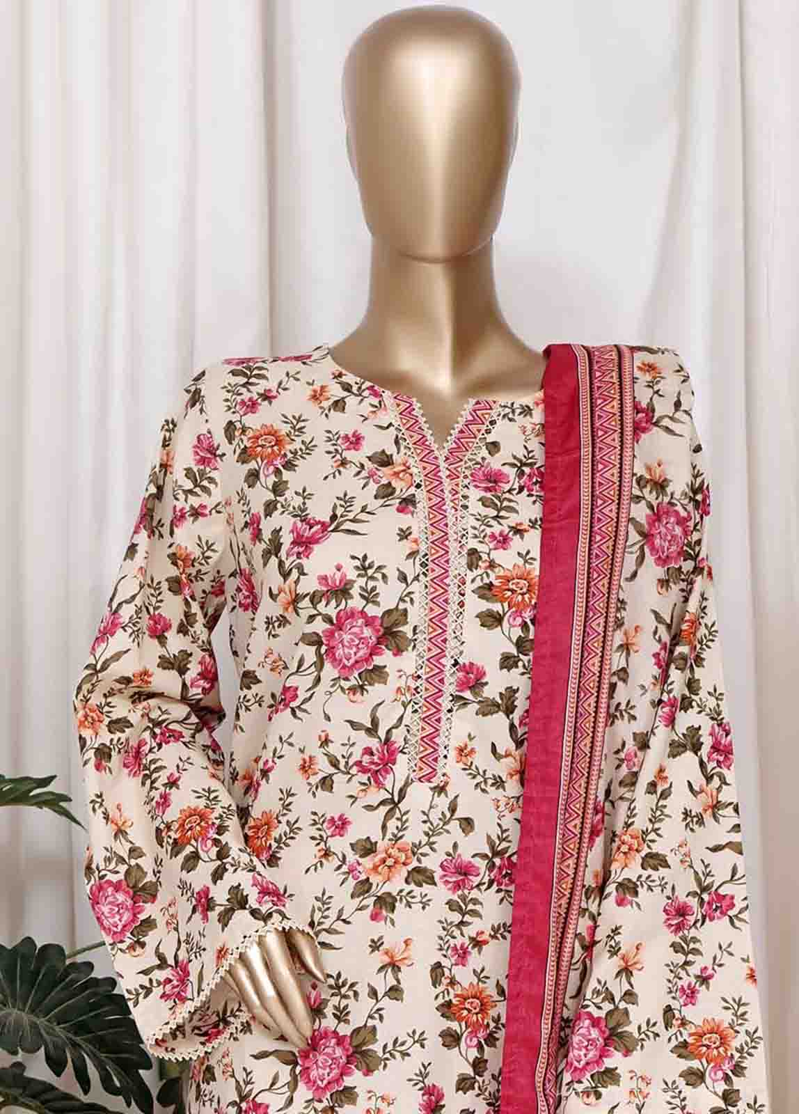 Bin Saeed WC-2533 3 Piece Printed Suits 2025