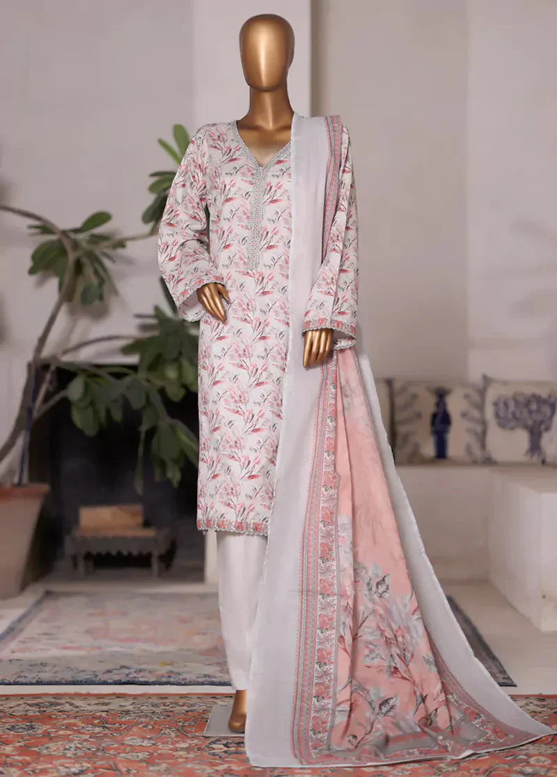 Bin Saeed WC-2579 3 Piece Printed Suits 2025