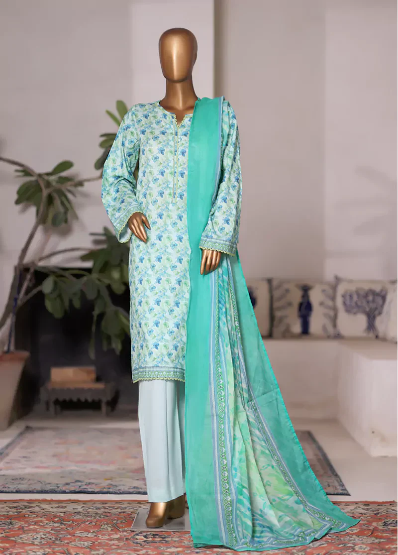 Bin Saeed WC-2587 3 Piece Printed Suits 2025