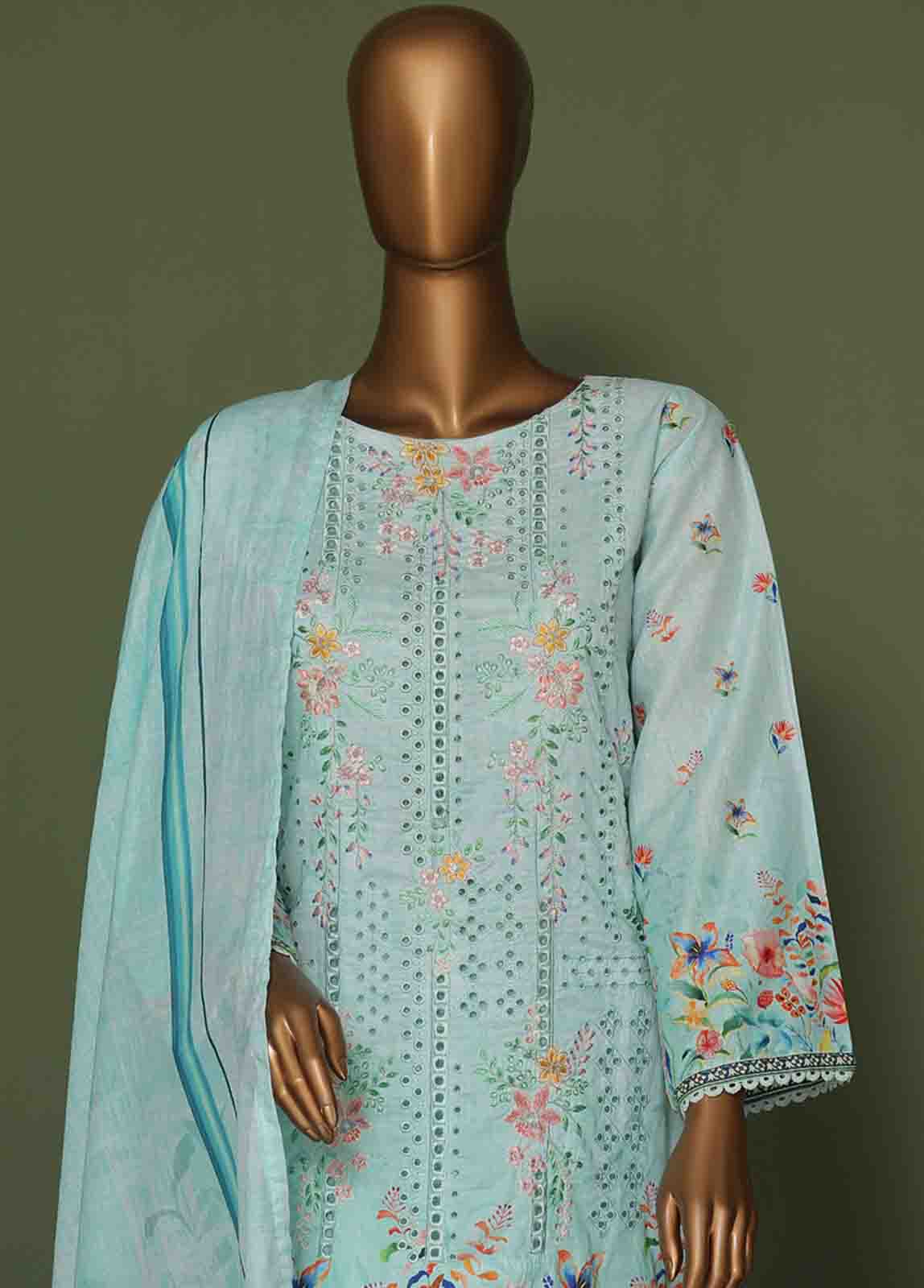 Bin Saeed WCE-032-A Digital Printed Embroidered Suits 2025