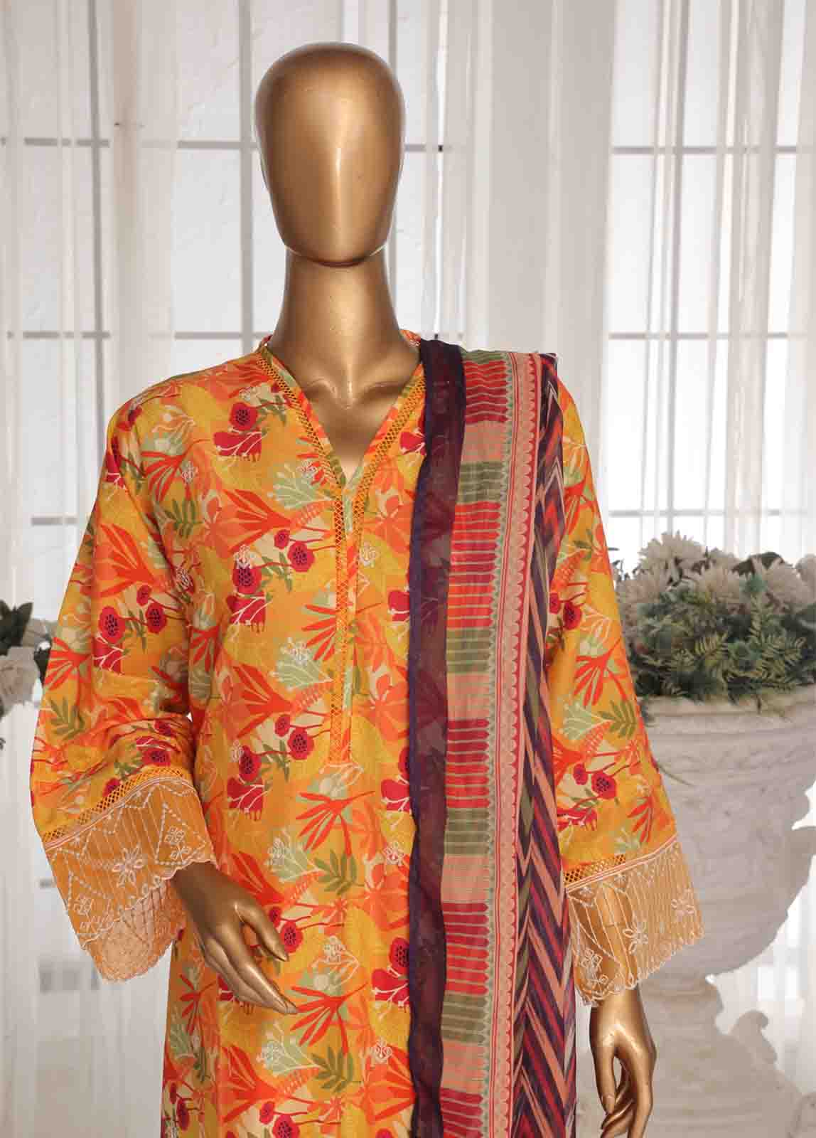 Bin Saeed WCKE-024-C ChikanKari Luxury Pret 2025