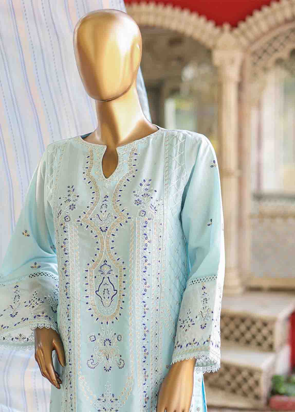 Bin Saeed WCTF-007-B Digital Printed Embroidered Suits 2025