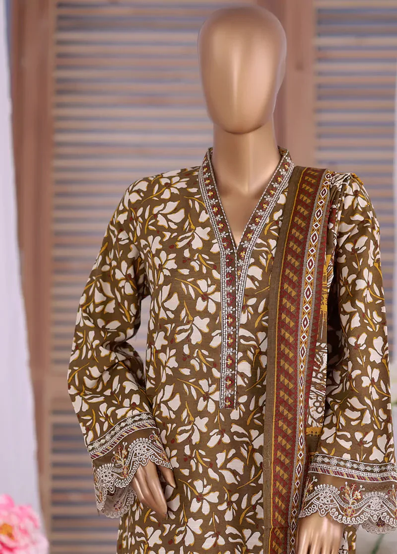 Bin Saeed WK-25106-EMB Winter Khaddar Embroidered Printed 2025