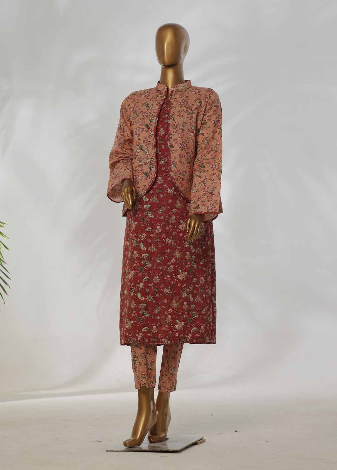 Bin Saeed WKJT-097 Winter Khaddar Printed Coords  2025