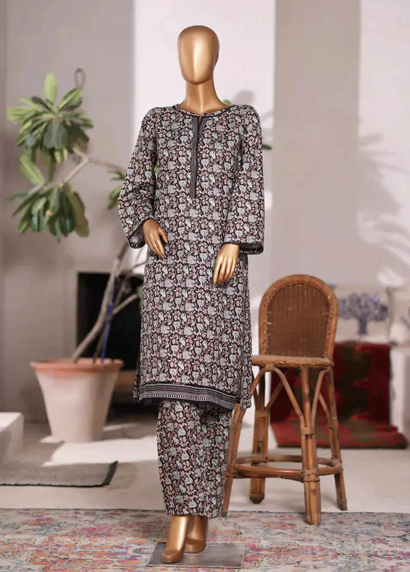 Bin Saeed WKP-25100-2 Winter Khaddar Printed Coords 2025