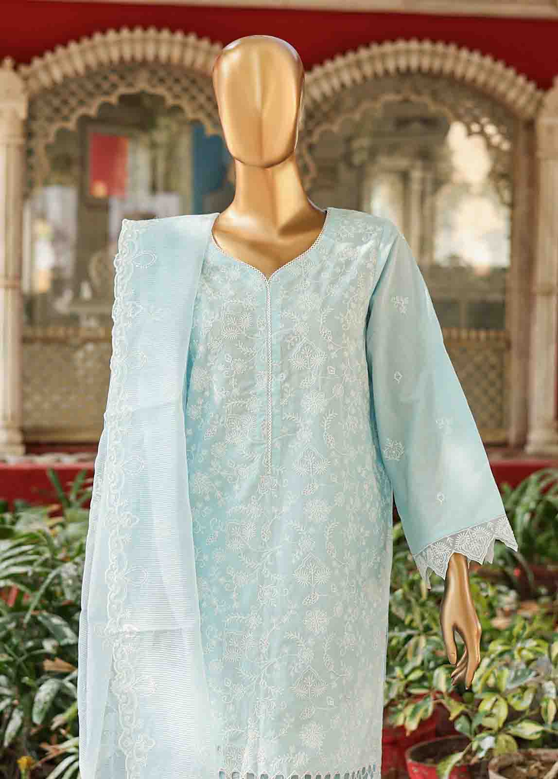 Bin Saeed WTF-007-A Digital Printed Embroidered Suits 2025
