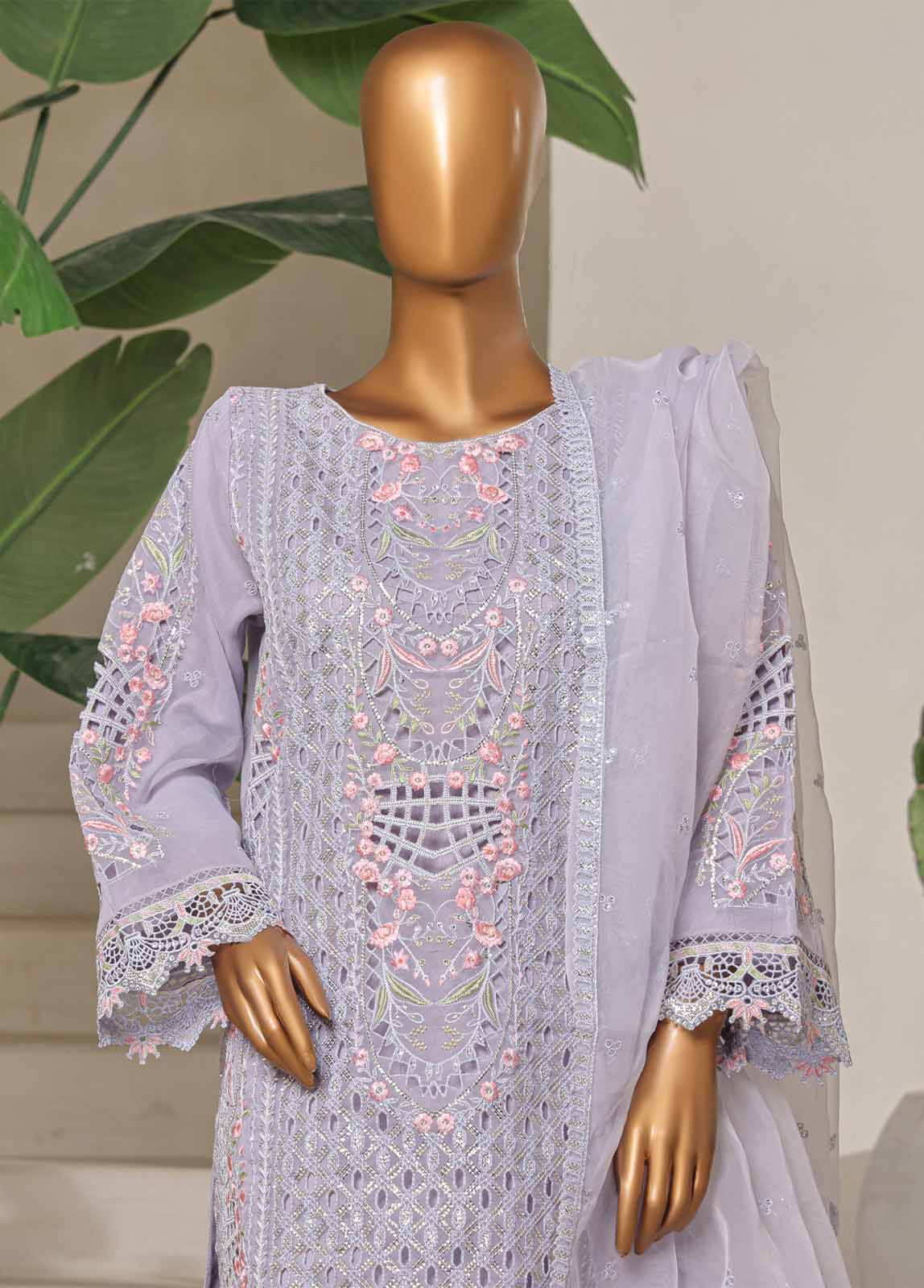 Bin Saeed ZEF-2067-U Luxury Pret Organza 2025