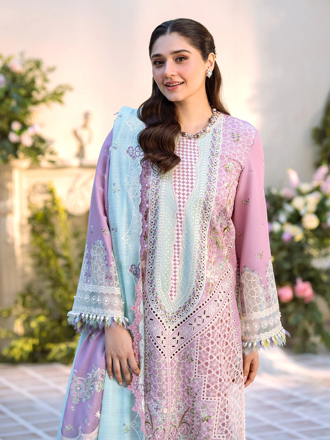 Binilyas 101 A Freesia Embroidered Lawn 2025 - Image 2