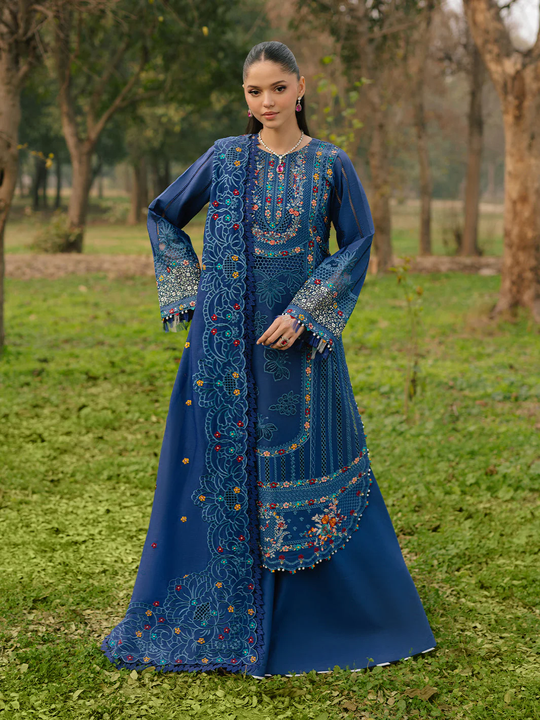 Binilyas 102 A Freesia Embroidered Lawn 2025